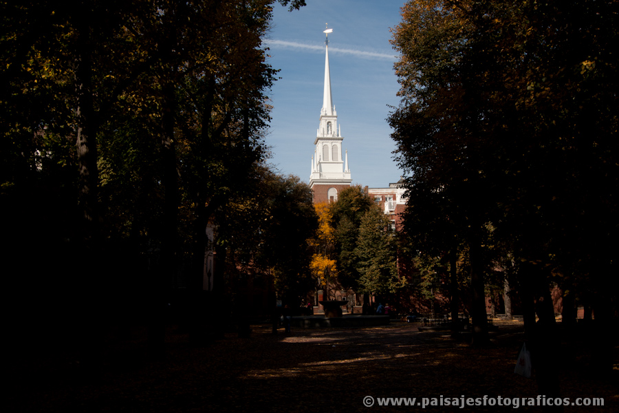 Old North Church y Paul Revere Mall